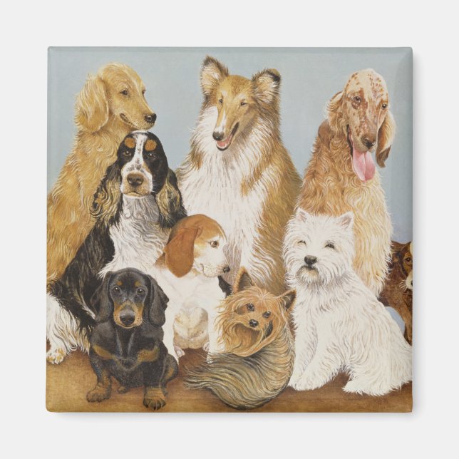 Imã Janto de cães (Frente)
