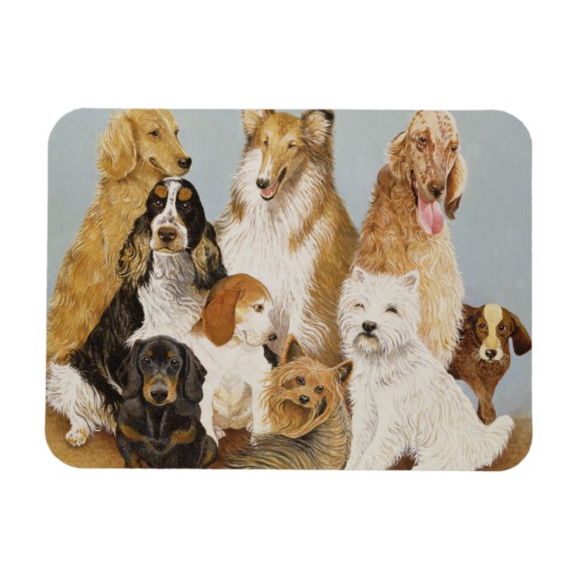 Ímã Janto de cães (Horizontal)