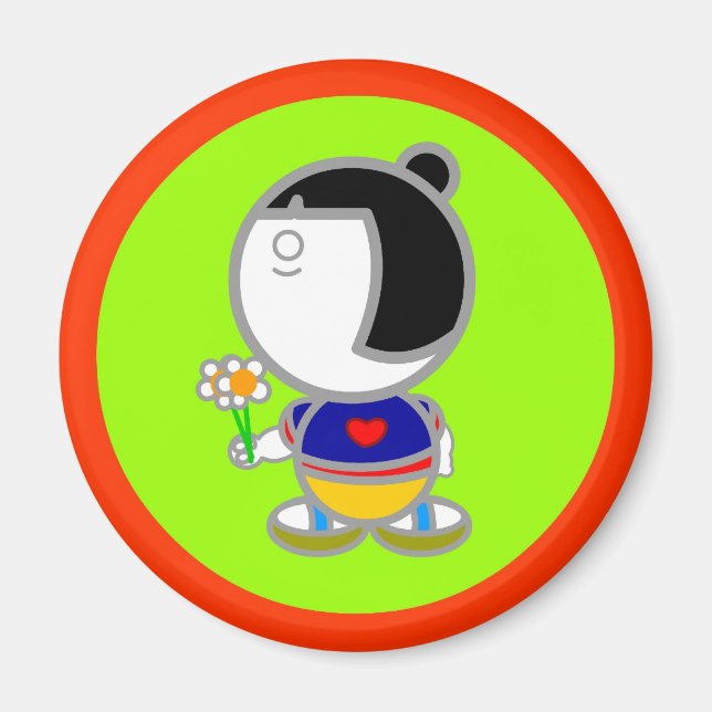 Imã JAPÃO GIRL Magnet (Frente)