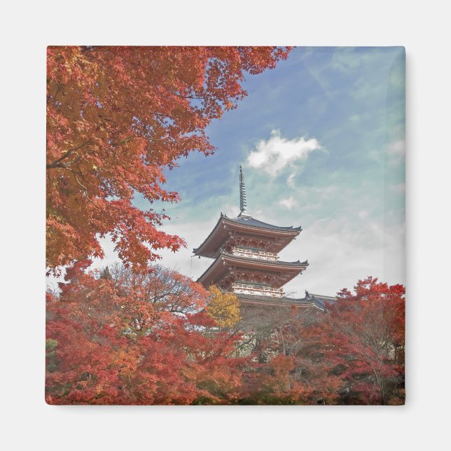 Imã Japão, Quioto, Pagode em cores de outono (Frente)