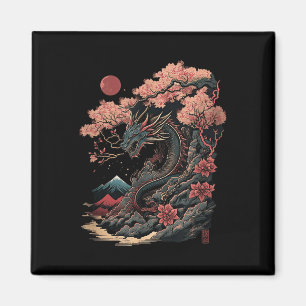 Imã Japonês - Aestic Dragon Japonês Art Japan Tatto