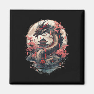 Imã Japonês - Aestic Dragon Japonês Art Japan Tatto