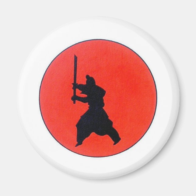 Imã Japonês Bushido Way Of The Warrior Magnet (Frente)