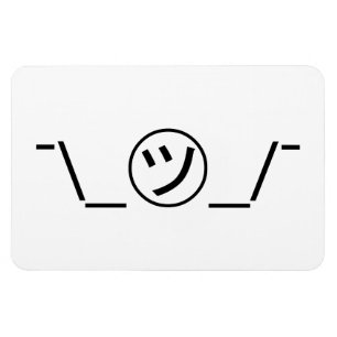 Ímã Japonês Kaomoji do ¯ do Emoticon da encolho de