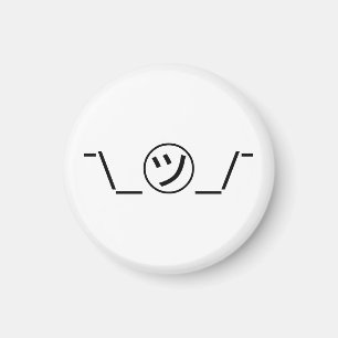 Imã Japonês Kaomoji do ¯ do Emoticon da encolho de
