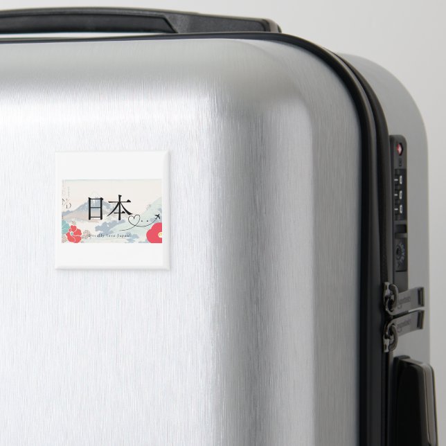 Imã Japonês Love Magnet - Nihon Minimalist Art (In Situ (Luggage))