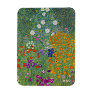 Ímã Jardim camponês, Pintura a óleo, Gustav Klimt