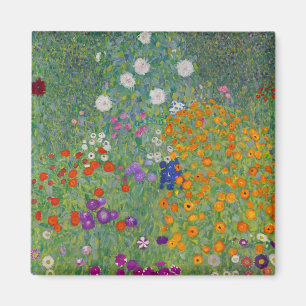 Imã Jardim camponês, Pintura a óleo, Gustav Klimt