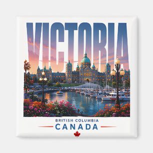 Imã Jardim da Marina de Victoria Canadá Viagem
