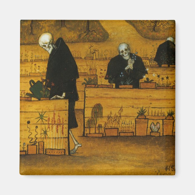 Imã Jardim da Morte (por Hugo Simberg) (Frente)