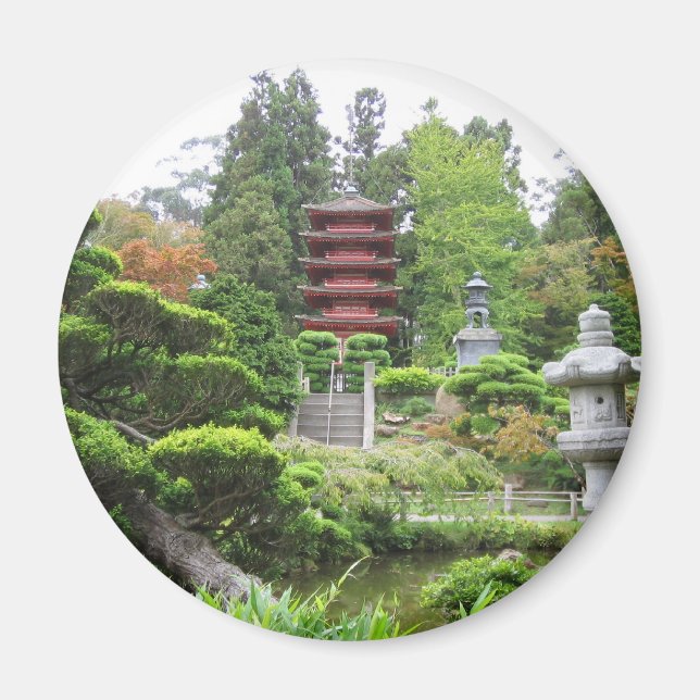 Imã Jardim de chá japonês (Frente)
