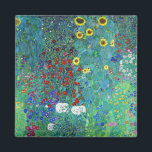 Imã Jardim de fazenda com girassóis, Gustav Klimt<br><div class="desc">Gustav Klimt (14 de julho de 1862 - 6 de fevereiro de 1918) foi um pintor simbólico austríaco e um dos membros mais proeminentes do movimento Secessão de Viena. Klimt é notado por suas pinturas, murais, esboços, e outros objetos de arte. Além de suas obras figurativas, que incluem alegorias e...</div>