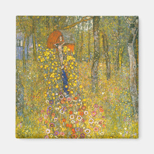 Imã Jardim de Fazenda Gustav Klimt com Crucifix