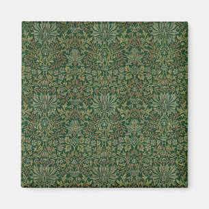 Imã Jardim de Flores William Morris - Verdes