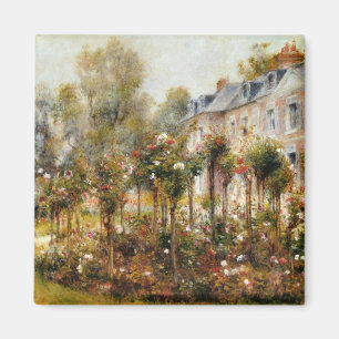 Imã Jardim de rosas Wargemont por Renoir