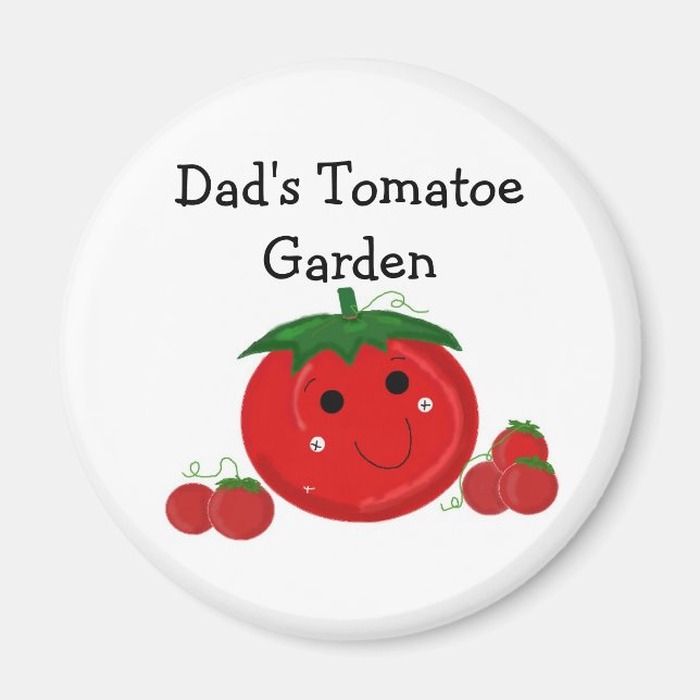 Imã Jardim de Tomates do Papai (Frente)