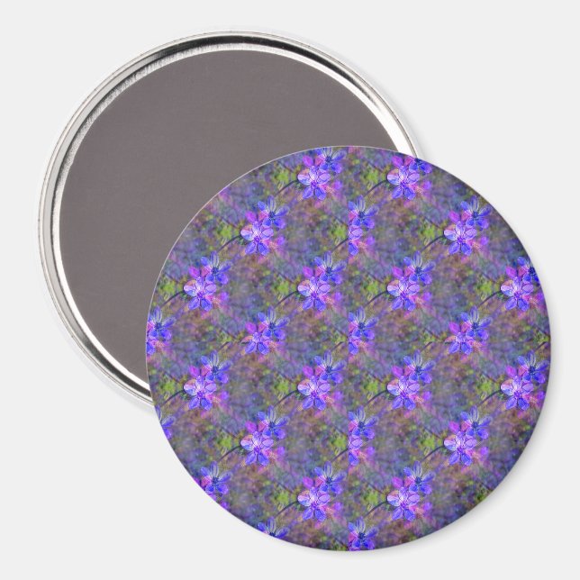 Imã Jardim de violetas...... (Front/Back)
