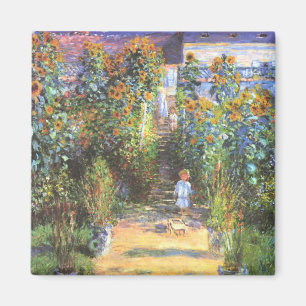 Imã Jardim do Artista de Vetheuil - Claude Monet