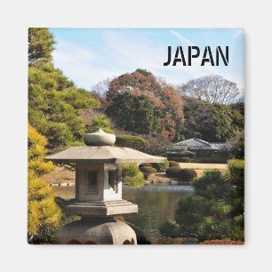 Imã Jardim do zen em Tokyo, Japão