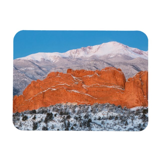 Ímã Jardim dos Deuses | Pikes Peak, Colorado (Horizontal)