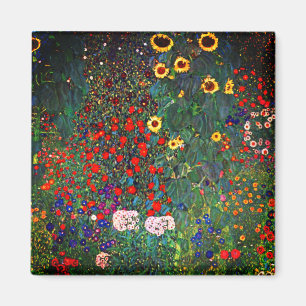 Imã Jardim Flor Gustav Klimt