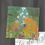 Imã Jardim Flor | Gustav Klimt<br><div class="desc">Jardim Flor (1905-1907) do artista austríaco Gustav Klimt. A pintura de arte original é óleo na canvas com uma paisagem abstrato brilhante de flores coloridas. Use as ferramentas de design para adicionar texto personalizado ou personalizar a imagem.</div>