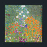 Imã Jardim Flor (por Gustav Klimt)<br><div class="desc">Este design apresenta uma pintura do artista austríaco Gustav Klimt (1862-1918). É uma representação de um belo jardim floral no estilo impressionista típico de Klimt. As flores quase parecem estar transbordando, e é impossível não se sentir otimizado por sua beleza. A obra original foi concluída em 1907 e seu título...</div>