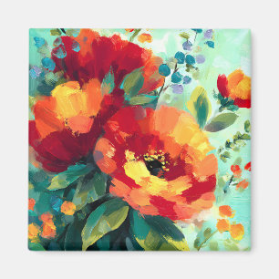 Imã Jardim Floral Bloom Vibrant