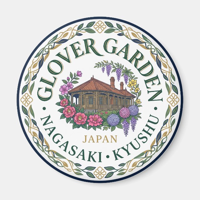 Imã Jardim Glover Japão (Frente)