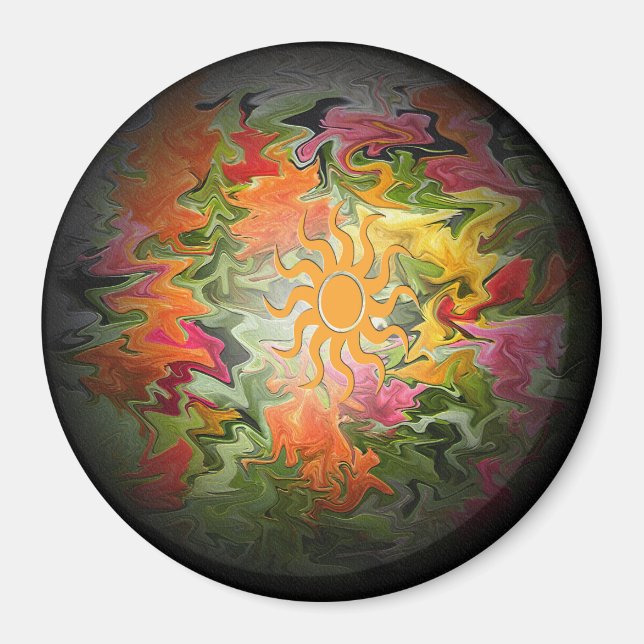 Imã Jardim iluminado por sol... (Frente)