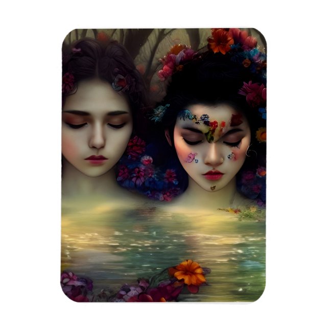 Ímã Jardim Místico: Sonhos Florais (Vertical)