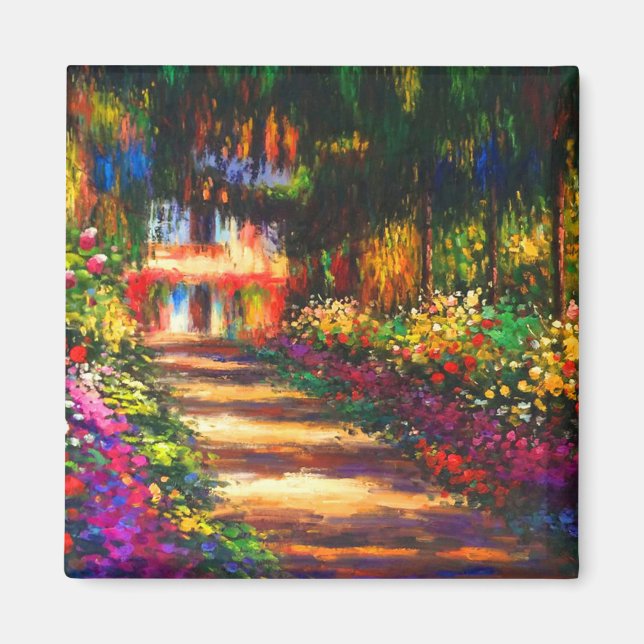 Imã Jardim Monet em Giverny (Frente)