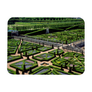 Ímã Jardim no Castelo de Villandry, Indre-et-Loire,