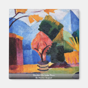 Imã Jardim no lago Thun por Macke agosto