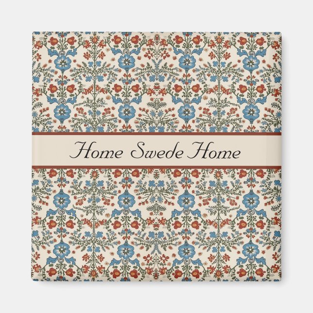 Imã Jardim Norueguês, personalizado (Frente)