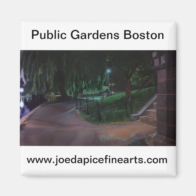 Imã Jardim Público de Boston (Frente)