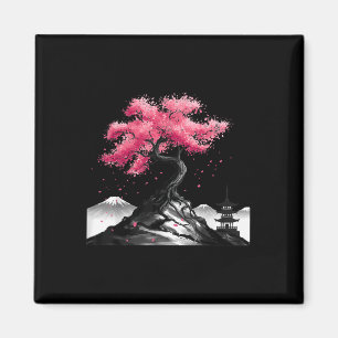 Imã Jardim Sakura Japão Monte Fuji Cherry Blo