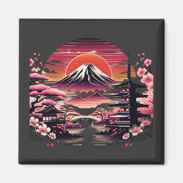Imã Jardim Sakura Monte Fuji Cherry Flor