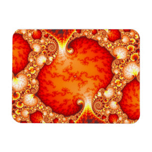 Ímã Jardim vulcânico - Arte fractal