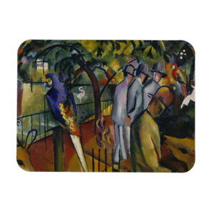 Ímã Jardim zoológico de August Macke   mim