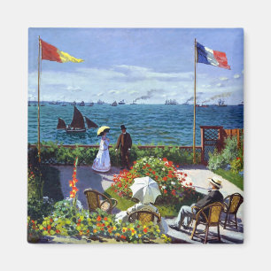 Imã Jardin à Sainte-Adresse por Claude Monet