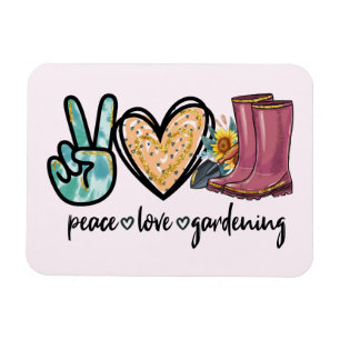 Ímã Jardinagem do Amor pela Paz