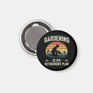 Imã Jardinagem É Meu Plano De Aposentadoria Vintage