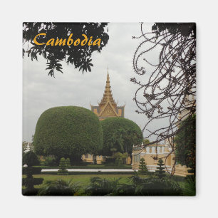 Imã Jardins de Royal Palace, ímã de Phnom Penh,