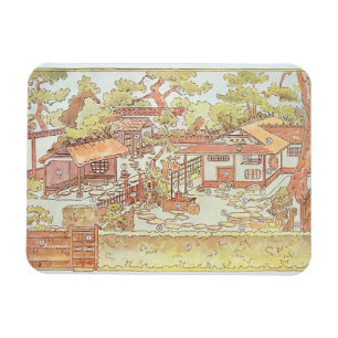Ímã Jardins de Yuan Ming Yuan, Peking, 1783-86 (engrav