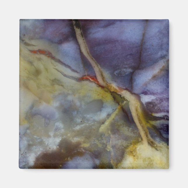 Imã Jasper roxo (Frente)