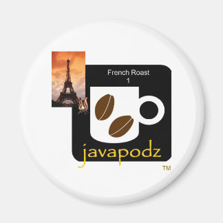 Imã JavaPodz Frig Magnet - França torrada