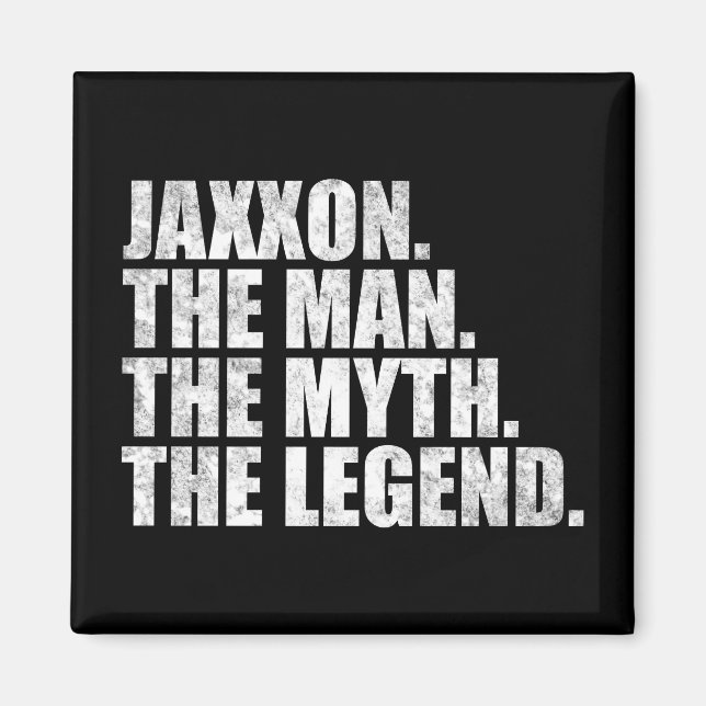 Imã Jaxxon name, Jaxxon The Man The Myth The Legend (Frente)