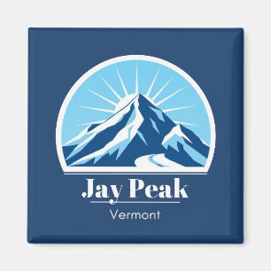 Imã Jay Peak Vermont, estância de esqui azul de férias
