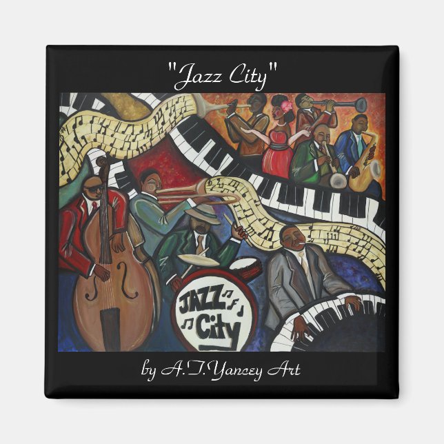 Imã Jazz City Magnet (Frente)